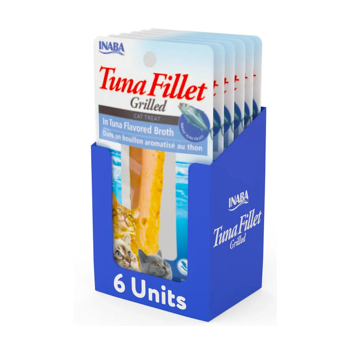 Inaba Cat Grilled Tuna Fillet In Scallop Broth 15g 6pk (OM6)