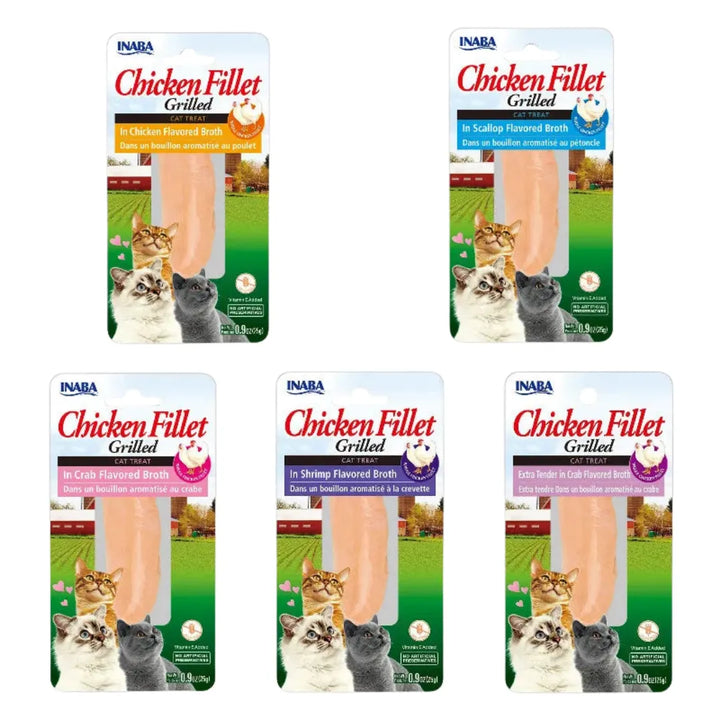 Inaba Cat Grld Chk Flt Ex Ten Crab Broth 15g packs