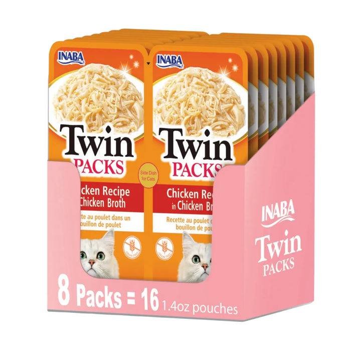Inaba Cat Twin Packs Chicken in Chicken Broth 80g pack