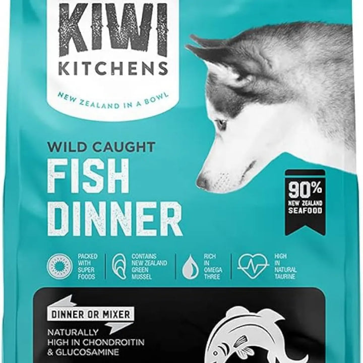 KIWI KITCHENS DOG FISH 375G 