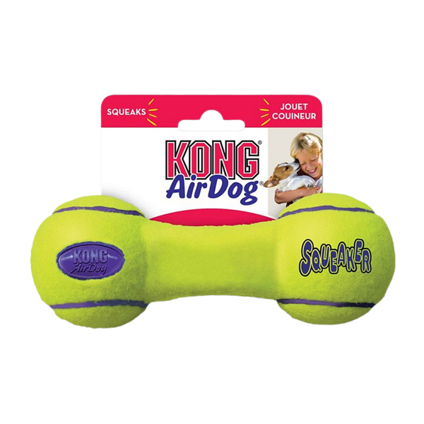 KONG DOG AIRDOG SQUEAKER DUMBBELL MEDIUM (ASDB2)