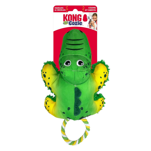 KONG DOG COZIE TUGGZ ALLIGATOR SM/MD (ZYT33)