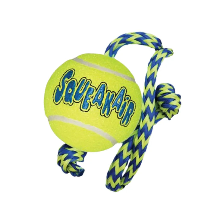 KONG Dog Airdog Squeaker Ball W/Rope 