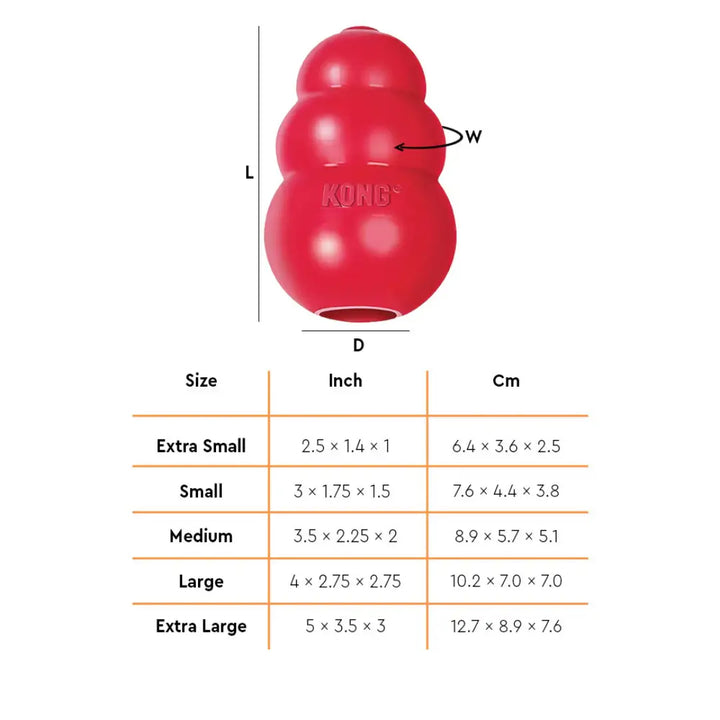KONG DOG CLASSIC XLARGE (KXL)