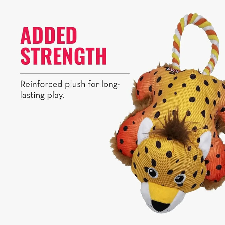 KONG DOG COZIE TUGGZ CHEETAH SM/MD