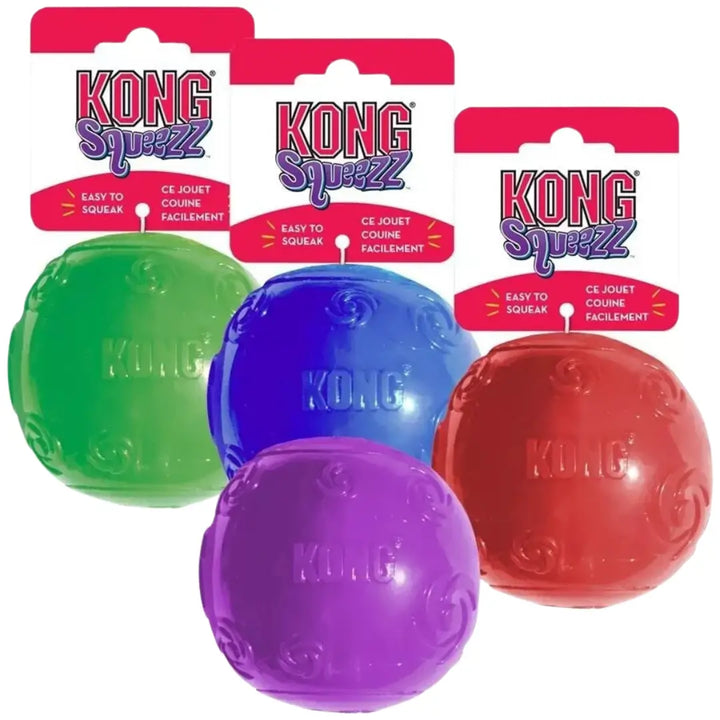 KONG DOG SQUEEZZ BALL LARGE pack