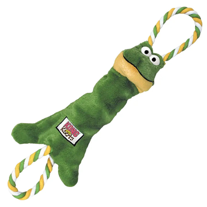 KONG DOG TUGGER KNOT FROG 