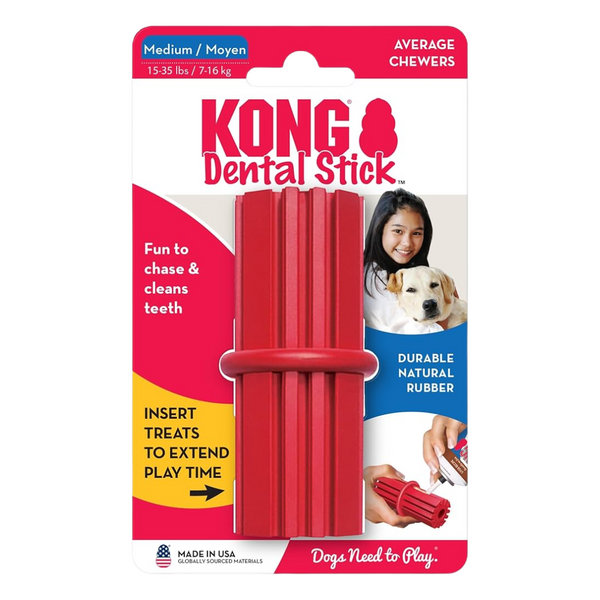 KONG DOG DENTAL STICK MEDIUM (KD2)