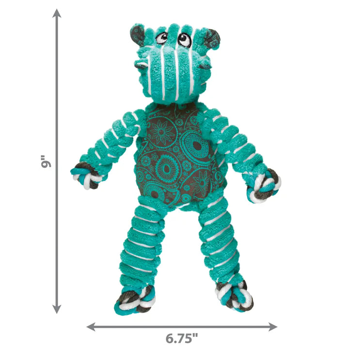 KONG FLOPPY KNOTS HIPPO SM/MED (NKF34) sizes