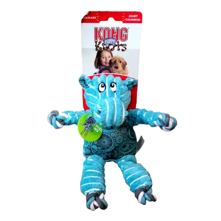 KONG FLOPPY KNOTS HIPPO 