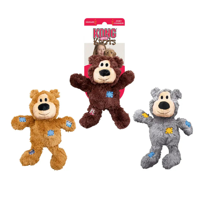 KONG Knots Teddy Assorted Sm 2