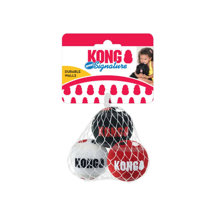 KONG SIGNATURE SPORTS BALLS MEDIUM 3PK