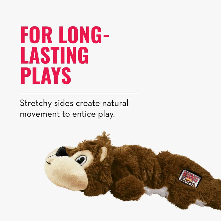 KONG Scrunch Knot Squirrel Large (NKS13)