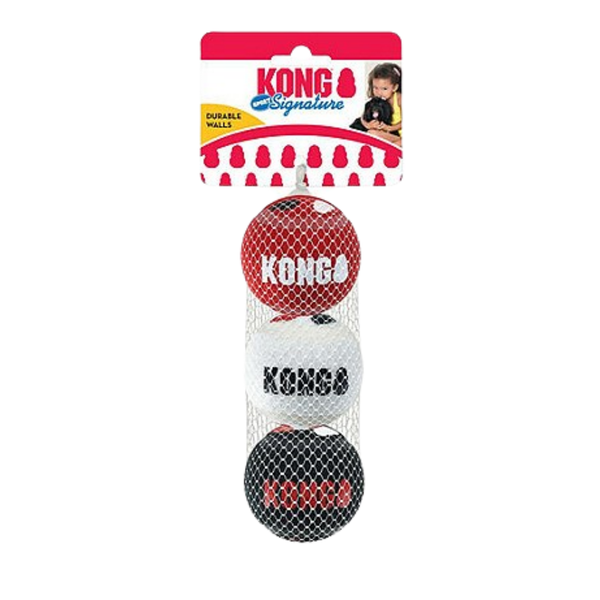 KONG SIGNATURE SPORTS BALLS MEDIUM 3PK (SKSB22)