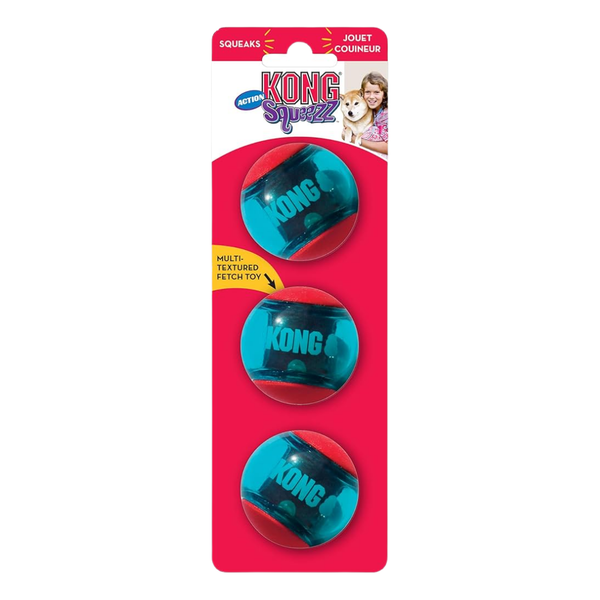  KONG Squeezz Action Ball Red Small