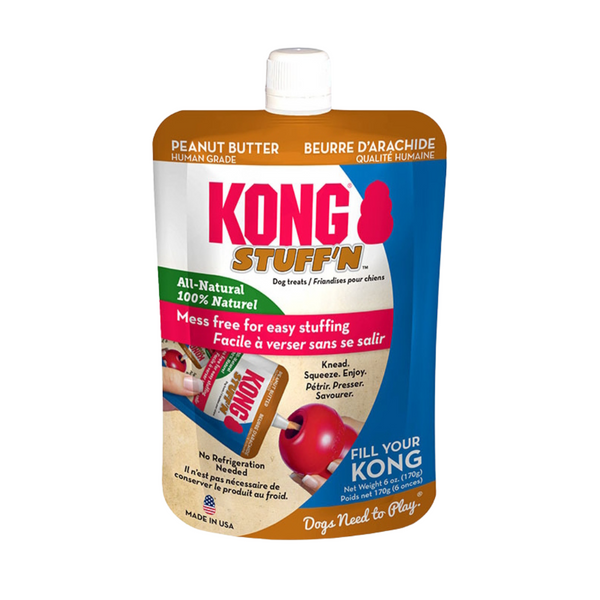 KONG Stuff'n All-Natural Peanut Butter 170g Pouch