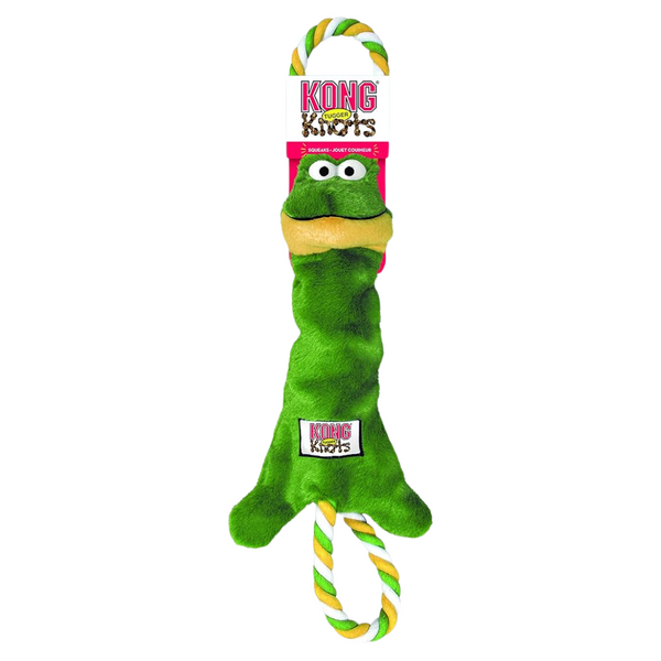 KONG DOG TUGGER KNOT FROG - MED/LGE (NK11)