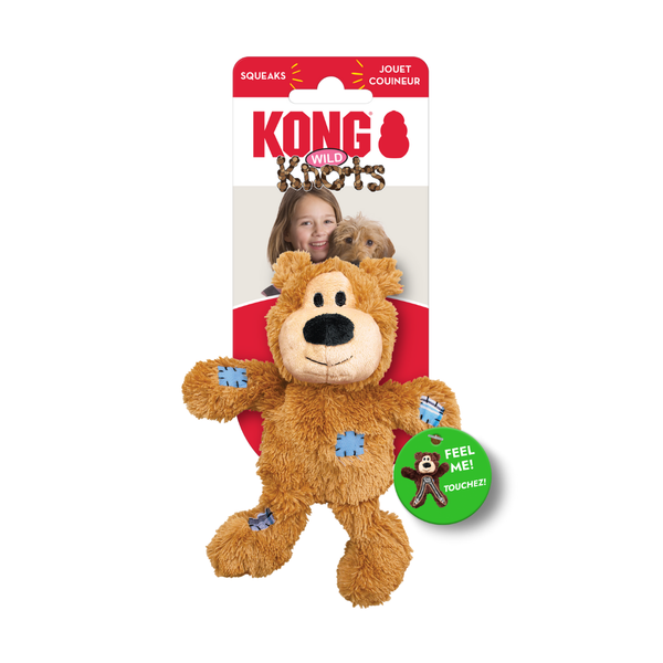 KONG DOG WILD KNOTS BEAR MEDIUM/LARGE (NKR1)