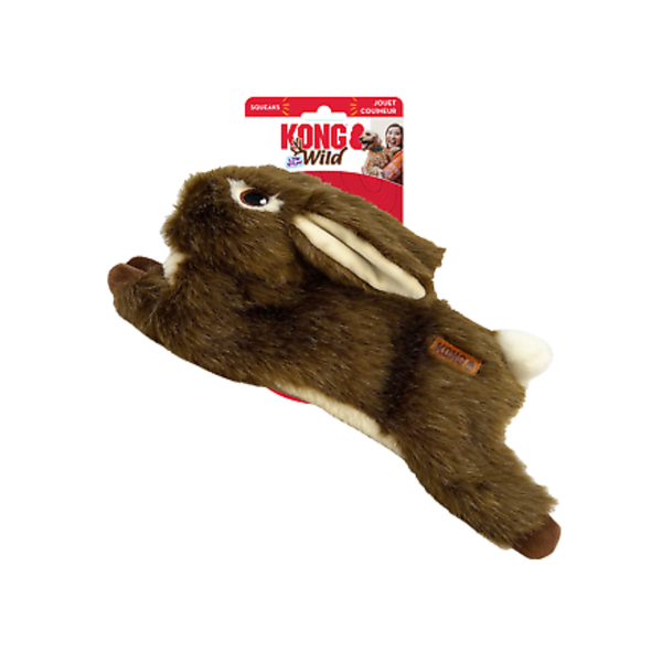 KONG Wild Low Stuff Rabbit Medium