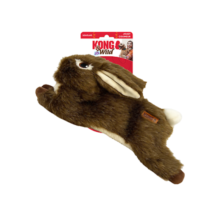 KONG Wild Low Stuff Rabbit Medium