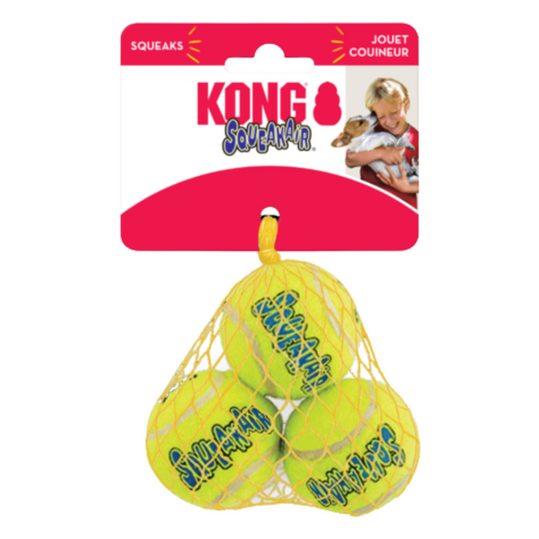 KONG DOG AIRDOG SQUEAKER BALLS MEDIUM (AST2)
