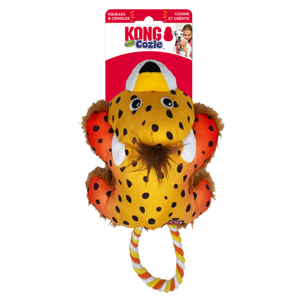 KONG DOG COZIE TUGGZ CHEETAH MD/LG (ZYT11)
