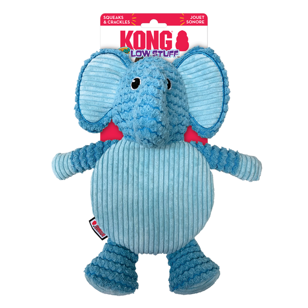 KONG LOW STUFF CRACKLE TUMMIEZ ELEPHANT LG
