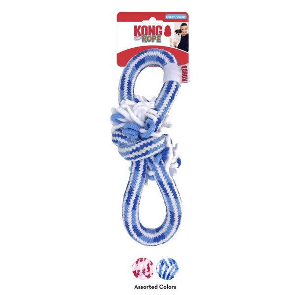 KONG ROPE TUG PUPPY ASSORTED MED