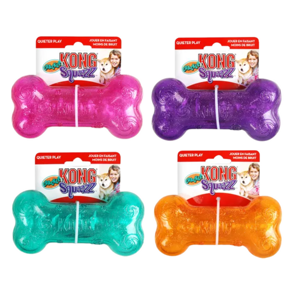 KONG Dog Squeezz Crackle Bone Medium (PCN2)