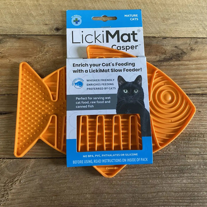 Lickimat Cat Casper Orange