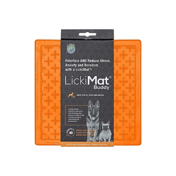 LICKIMAT DOG CLASSIC BUDDY ORANGE