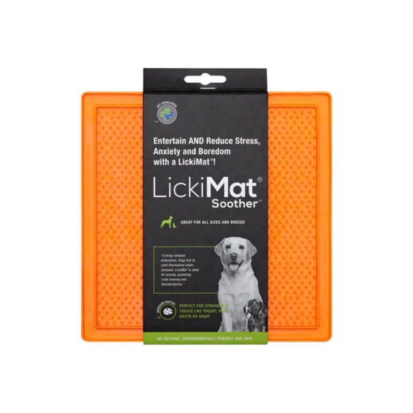 LICKIMAT DOG CLASSIC SOOTHER ORANGE