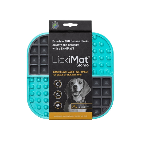 LICKIMAT DOG SLOMO TURQUOISE