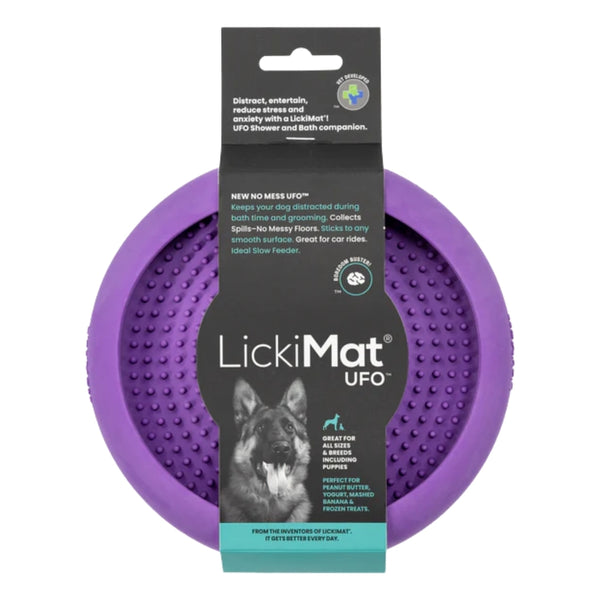 LICKIMAT DOG UFO PURPLE