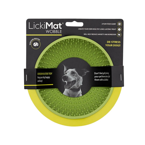LICKIMAT DOG WOBBLE GREEN