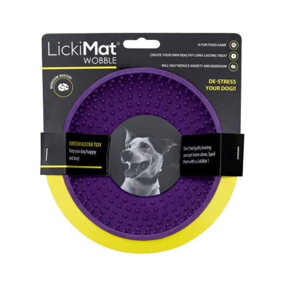 LICKIMAT DOG WOBBLE PURPLE