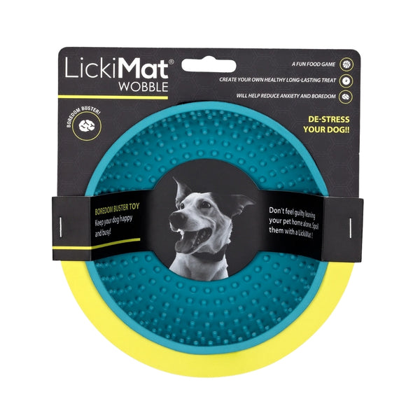 LICKIMAT DOG WOBBLE TURQUOISE