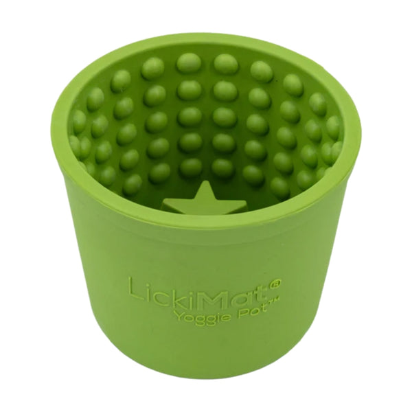 LICKIMAT YOGGIE POT GREEN