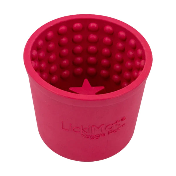 Lickimat Yoggie Pot Red
