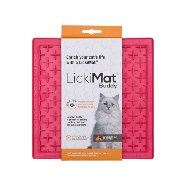 LICKIMAT CAT CLASSIC BUDDY PINK