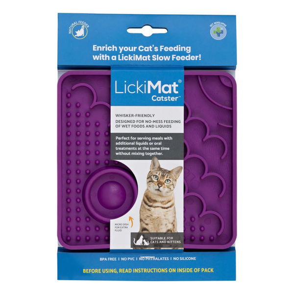 LICKIMAT CAT CLASSIC CATSTER PURPLE