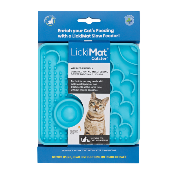 LICKIMAT CAT CLASSIC CATSTER TURQUOISE