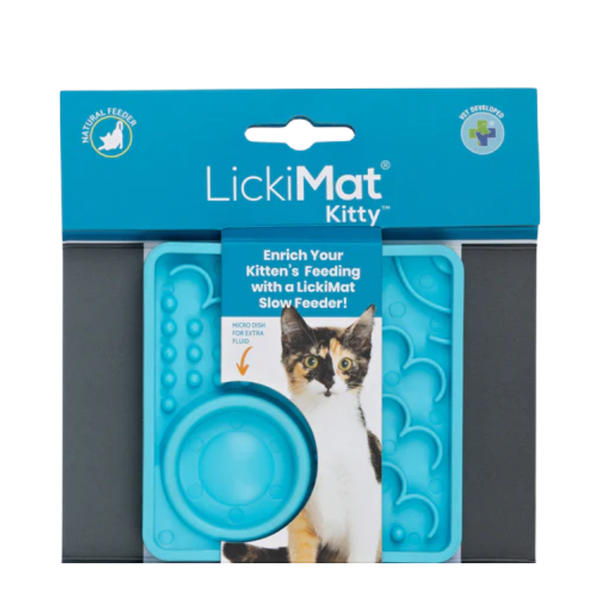 LICKIMAT CAT CLASSIC KITTY TURQUOISE
