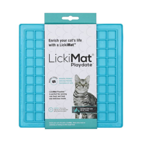 LICKIMAT CAT CLASSIC PLAYDATE TURQUOISE
