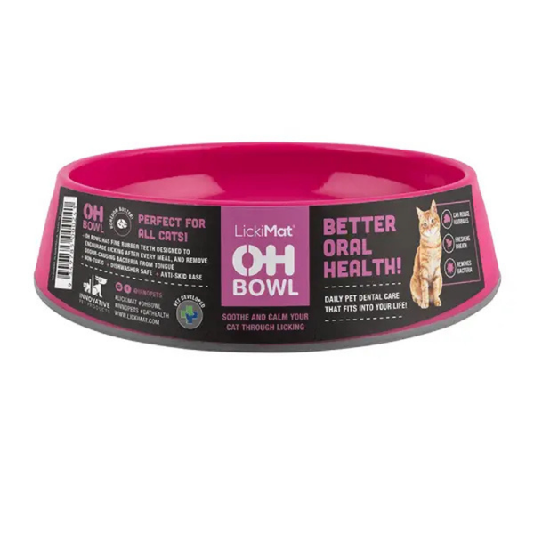 Lickimat Cat Oh Bowl Pink