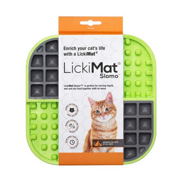 LICKIMAT CAT SLOMO GREEN