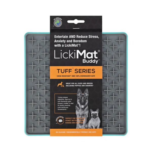 LICKIMAT CAT TUFF BUDDY TURQUOISE