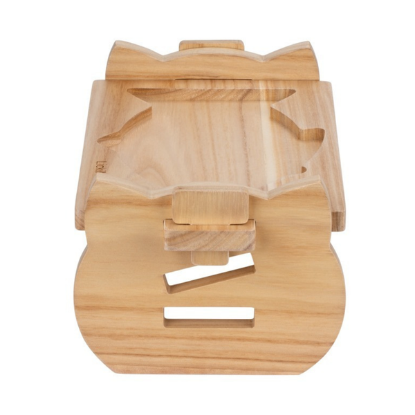 Lickimat Wooden Eco Adjustable Riser (Ears) - Casper & Felix