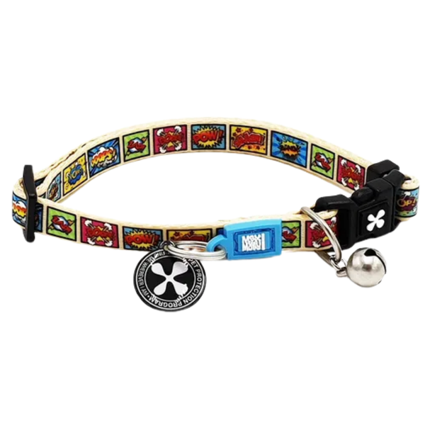 MAX & MOLLY SMART ID CAT COLLAR - COMIC