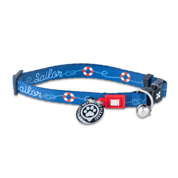 MAX & MOLLY SMART ID CAT COLLAR - SAILOR